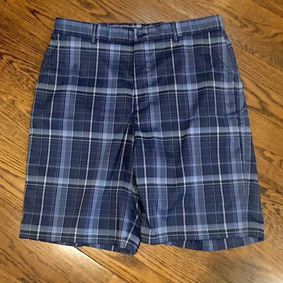 TOMMY ARMOUR Blue Plaid Mens Golf Shorts 34 - Picture 2 of 9